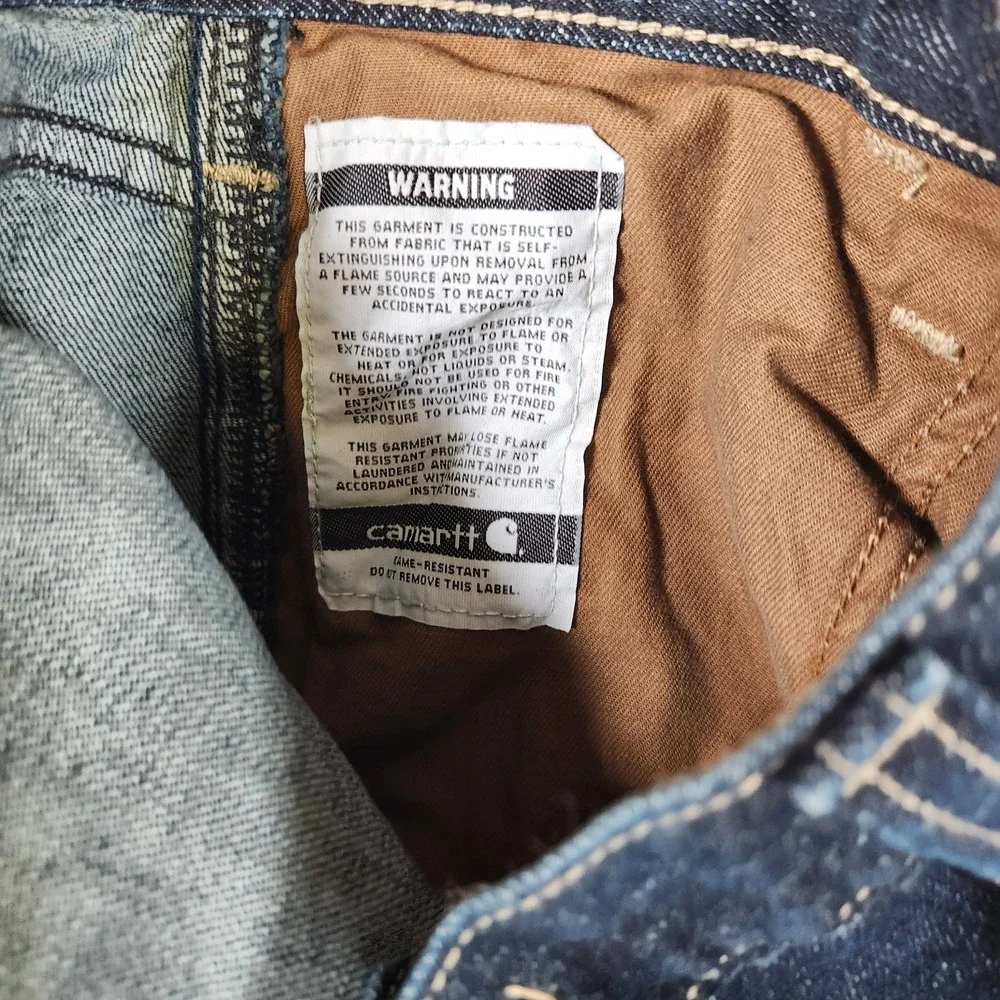 Carhartt FR Relaxed Fit Denim‎ Jeans 48x30 Flame Resistant Workwear NWT